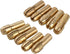 CNBTR 0.5-3.2mm Brass Collet Drill Chuck Fits Rotary Tools Electric Grinding Drill Collect Chuck Holder Pack of 10 (4.8mm Shank Dia.)...