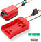 Power Wheel Adapter for Craftsman V20 20V Battery Battery Adapter with Fuse & Wire Terminal,14 Gauge Wire Power Convertor for DIY RC Trucks, RC To...