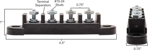 Fastronix 4 Stud Terminal Strip Kit...