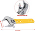 Extra Slim Jaw 4-Inch/5-Inch Adjustable Wrench, Black, Metal...