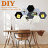 8Pcs Hexagon Felt Cork Board Tiles, Self Adhesive DIY Bulletin Board Pin Board for Office School Home Wall Decor Stickers Memos Photos Display (Gr...