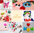 4PCS Self Adhesive Felt Sheet for Crafts, A4 Size 2mm Thick Non-Stiff Felt Fabric Sheets for DIY/Sewing and Arts & Crafts (8.3" x 11.8", Red)...