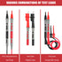 AstroAI 8Pcs Multimeter Test Leads Set with Alligator Clips, Plunger Test Mini Hooks and Test Probes 1000V 10A CAT III & CAT IV 600V for Fluke, KA...