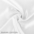Satin Pillowcase with Zipper for Hair and Skin Care, Feels Soft and Cool Like a Silk Pillowcase, White Satin Pillow Cases 2 Pack, Slik Pillow Cove...