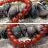 chengmu 8mm Red Agate Stretch Bracelet for Women Natural Round Beads Semi Gemstone for Crystal Elastic Beaded Bracelet 7.5"...