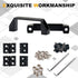 KOOTANS 2 Sets 2020 Series Door Handle and Frame Hinges Install Kit for 20x20 Aluminum Extrusion Profile Slot 6mm-4pcs Zinc Alloy Hinges, 2pcs Alu...