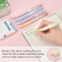 BAYTORY 5Pcs Cute Gel Pens Black Ink, Retractable ST Fine Point 0.5mm Gel Ink Pens, Quick Dry Smooth Writing for Office & School Supplies Journali...