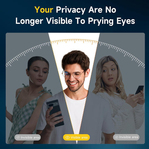 LYWHL 2 pack Google Pixel 8 Privacy Screen Protector with 2 pack Camera Lens Protector, Anti Spy Easy Installation Tempered Glass for Google Pixel...