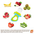 RaZbaby Baby Fruit Feeder/Food Feeder Pacifier, Infant Teething Toy Teether 6M+, Add Baby's Favorite Frozen Fruit or Fresh Food for Teething Relie...