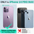 Beeasy for iPhone 14 Pro Max Case (6.7") Waterproof, Compatible with MagSafe, Outdoor Phone Case 360 Degree Protective Case, Shockproof Dustproof ...