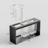 Toothbrush Holders for Bathrooms, Detachable Toothbrush Organizer with 3 Slots, Toothbrush and Toothpaste Holder Set for Countertop Accessories St...