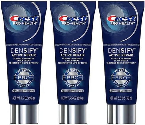 Crest Pro-Health Densify Toothpaste, Advanced Whitening, 3.5 oz (Pack of 3)...