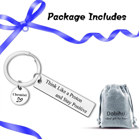 Gifts for Chemist Keychain Chemistry Science Chemist Teacher Appreciation Gifts Inspirational Gifts for Scientist Physicist Science Graduation Gif...