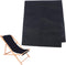 AHANDMAKER Beach Sling Chair Replacement Fabric, Black Casual Simple Beach Chair Replacement Oxford Cloth for Home Beach Chair Protect Replacement...