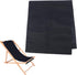 AHANDMAKER Beach Sling Chair Replacement Fabric, Black Casual Simple Beach Chair Replacement Oxford Cloth for Home Beach Chair Protect Replacement...