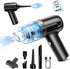 Mini Car Vacuum Cleaner, Handheld Vacuum Cordless, 2 in 1 Rechargeable Vacuum Cleaner & Air Duster, Wireless Car Vacuum with Powerful Suction for ...