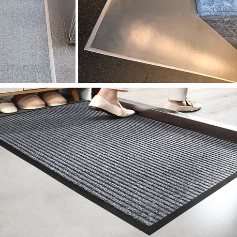 Self Adhesive Flat Floor Transition Strip, PVC Laminate Floor Strip Carpet Transition Strip Floor Threshold Divider Strips, Flooring Edge Trim (5M...