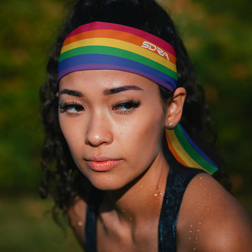 Suddora Rainbow Headbands for Costume, Workout, Sports, Pride Parade...