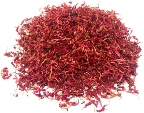 Wild Bergamot Petals – Pure, Dried, Natural Scarlet Beebalm Petals (Monarda Didyma) - Net Weight: 0.1oz/3g - Edible, Extremely Rare - Beautiful Ey...