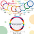 48 Pcs Numbers Magnetic Accents Round Whiteboard Magnets for Whiteboard Labels Numbers Circle Magnets Name Colorful Blank Magnets for Whiteboard C...