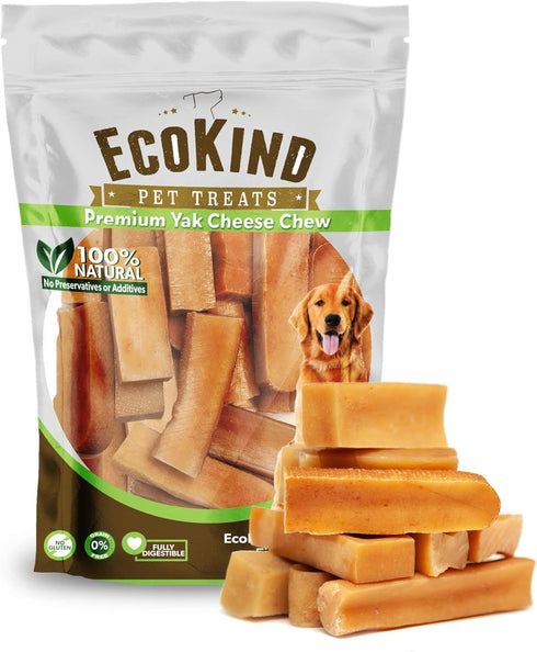 EcoKind Himalayan Yak Cheese Dog Chew | All Natural Premium Dog Treats, Healthy & Safe for Dogs, Long Lasting, Treats for Dogs, Easily Digestible,...