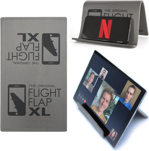 Ipad Stand Holder Airplane Travel Essential - Extra Large 12x7” Flexible Plane Phone and Tablet Stand Holder for Kindle, Bed, Desk, Office, in fli...