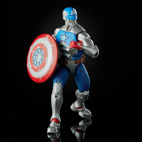 Marvel Hasbro Legends Series 6-inch Collectible Civil Warrior Action Figure Toy for Age 4 and Up with Shield Accessory , White...