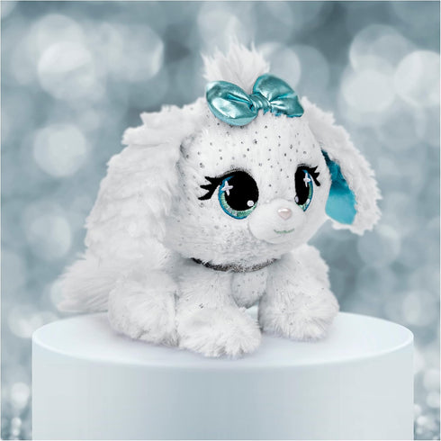 GUND P.Lushes Designer Fashion Pets Bianca Blings Premium Puppy Dog Stuffed Animal, White and Blue, 6”...