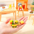 38 Pcs Miniature Food Toy Miniature Doll House Accessories Miniature Play Sets Small Doll Food Dollhouse Food, Hamburger Fries Soda Milk Juice Fas...