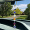 Evil Eye Car Accessories,Cute Car Charms for Rear View Mirror,Lucky Car Hanging Ornament,Yin Yang 8 Ball Mushroom Four-Leaf Ladybug Decor for Car,...