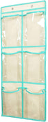 Over The Door Shoe Organizer Hanging Narrow Closet Door Shoe Storage Large Clear Pockets Chart (6 POCKETS)...