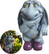 Gray Resin Thinking Gnome Troll Sculpture, Garden Statue Decor for Outdoor Patio Halloween, Christmas Decorations, Parties and Events...