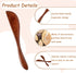 6Pcs Wooden Butter Knife, 5.9 Inch Jelly Cheese Spreaders Jam Sandwich Spreaders Cream Spreader Mini Wooden Spatulas Condiment Knives for Kitchen ...