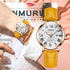Tiong Fashion Casual Ladies Watch, Leather Strap Quartz Waterproof Watch for Women...