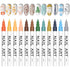 12 Color 3D Nail Art Pens Set, Kalolary Nail Point Graffiti Dotting Pen Drawing Painting Liner Brush for DIY Nail Art Beauty Adorn Manicure Tools(...