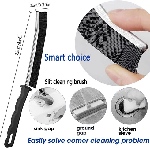 Gap Cleaning Brush, Dead Corners Multifunctional Brushes,Bathroom Crevice Gaps Cleaning Brush?Clean The Dead Corners of Bathroom Kitchen Tiles for...