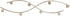 Spectrum Diversified Sweep Wall-Mount, 8-Hook Double Entryway, Closet Bathroom & Kitchen Storage, Home Decor Hat & Coat Rack for Organization, Sat...