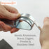 ImpressArt Bracelet Bending Bar Kit, Includes Bar and 4(1/4") & 4(3/8") Blank Strips...