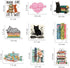 Book Stickers?50PCS Book Stickers for Kindle, Bookish Reading Stickers for Laptop, Journal Stickers Book Lover Clear Case Stickers Gifts Accessori...
