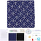 WEBEEDY Sashiko Kit DIY Sashiko Placemat with Traditional Japanese Sashiko Quilting Pattern Craft Kit for Adults Embroidery Sewing Place Mats Set ...