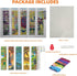 ZuoAnLF 5 PCS Cross Stitch Bookmark Kits,DIY Bookmarks Cross Stitch Kits,Stamped Embroidery Bookmarks for Adults Beginners,14CT...