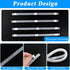 50 Pcs Glue Strips with Mesh Backing, Thermal Glue Strips for Book Binding for 80-110 Sheet Capacity, Hot Melt Adhesive Book Repair Tape for Album...