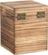 Wood Rustic Trading Deck Box Cards Cards Sports Storage Organizer Boxes Holder Compatible With PM TCG Card Box...