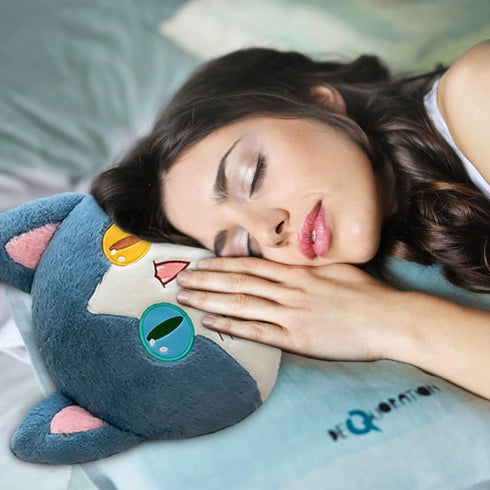 FANGYU Cute Plush Shark cat Toy, Cartoon Soft Stuffed Pillow Long Throw Sleeping Pillow,Shark Gifts for Kids (50cm/19.6in)...