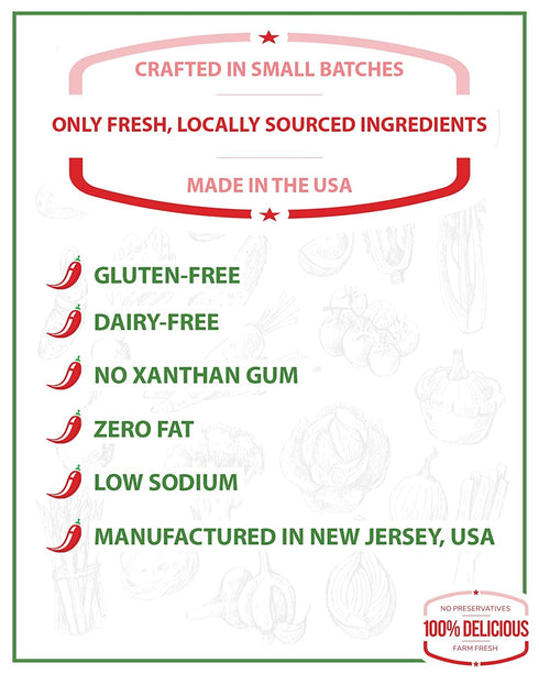 Jersey Girl Scorchin' No Salt/Sodium Free Hot Sauce 5oz (Carolina Reaper & Dragon's Breath Pepper Sauce (2 Pack) - All Natural...