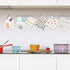 6 Pack Flower Kitchen Dishcloth 13.78x13.78 Inch Spring Cleaning Dish Rags Reusable Floral Cat Print Absorbent Dish Towels Quick Drying Dish Cloth...