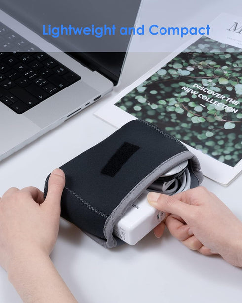 LENTION Tech Pouch Storage Small Bag Cases for Accessories Laptop MacBook Power Adapter, Wireless Mouse, iPhone Charger, Cellphone, Power Bank, Co...