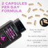 Vital Vitamins Vegan Collagen Booster - Plant Collagen Supplements - Supports Hair, Skin, Nails & Joints - with Hyaluronic Acid - 60 Capsules...