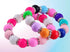12mm Rhinestone Beads for Pen Making Bulk 100pcs Multicolor Wave Space Beads for Pens,Diamond Crystal Beads for Beadable Pens DIY Bracelet Jewelry...