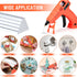 WELLUCK Cordless Hot Glue Gun, USB Rechargeable Wireless Mini Hot Melt Glue Gun with 20 Glue Sticks and USB Cable, Battery Operated Glue Gun DIY T...